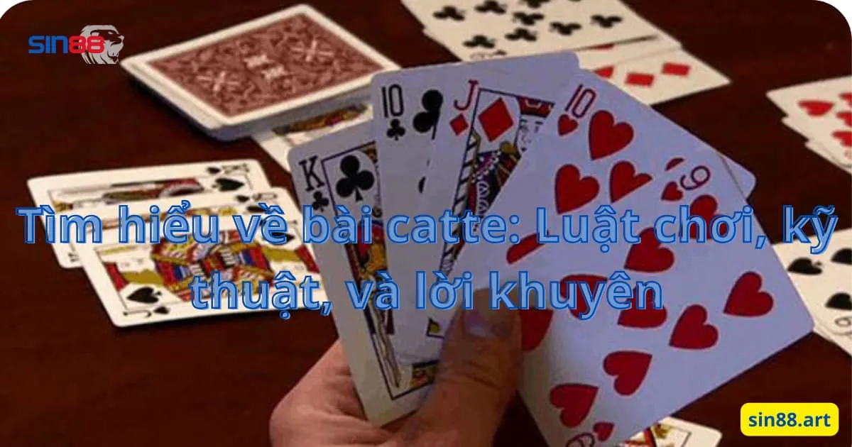 Tìm hiểu về bài catte: Luật chơi, kỹ thuật, và lời khuyên 2 Tìm hiểu về bài catte: Luật chơi, kỹ thuật, và lời khuyên